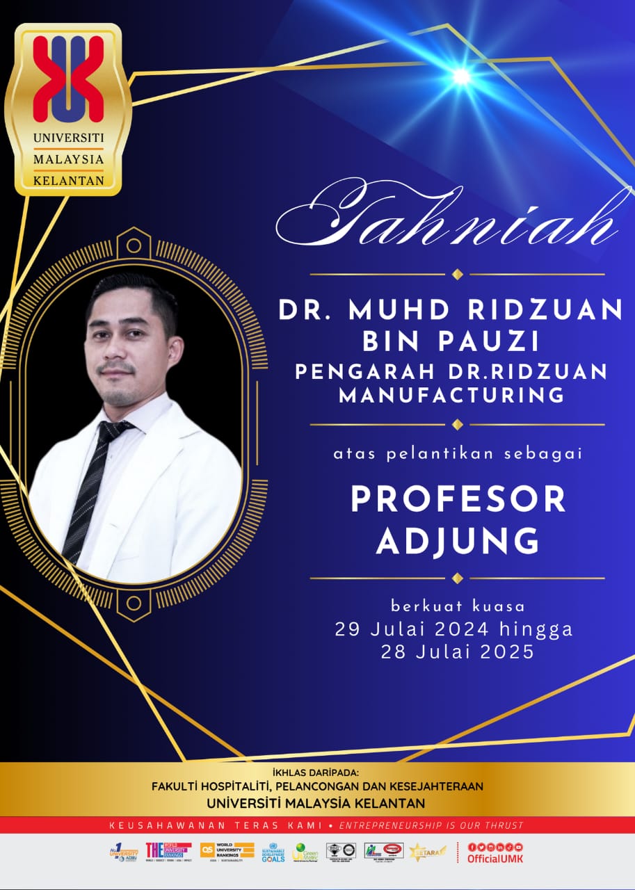 APPOINTMENT AS ADJUNCT PROFESOR